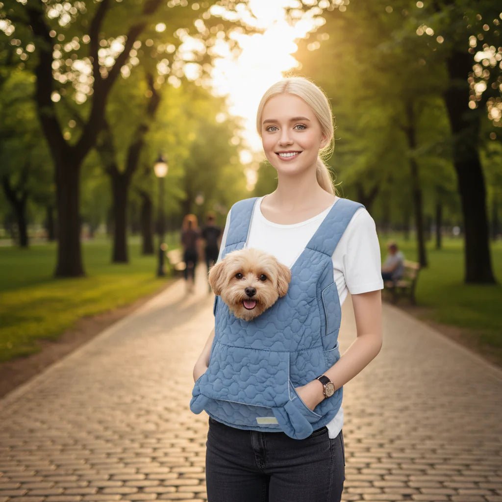 Kjæledyrbærer for Trygg Reise Bærbar Med Justerbar Stropp 1