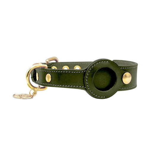 Kjæledyrhalsbånd med AirTag Holder 1