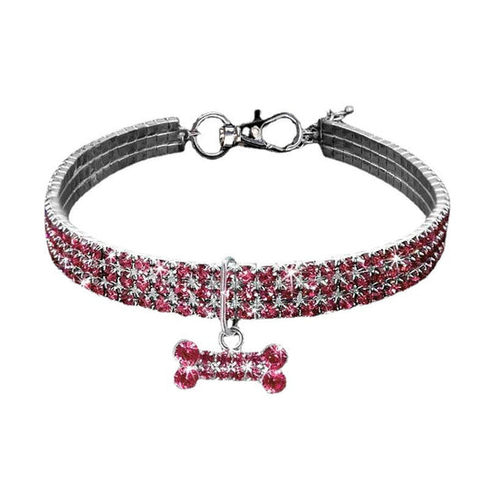 Kjæledyrhalsbånd med Bling Detaljer 5