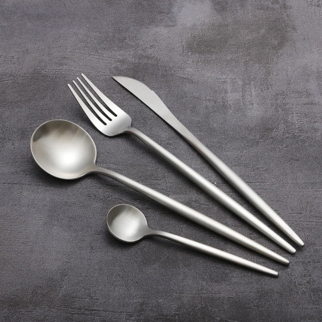 Kjøkken Bestikksett 4 Deler Kreativ Design 4