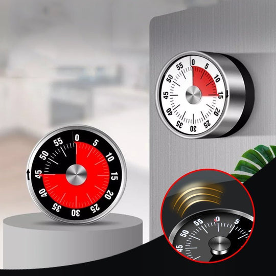 Kjøkken Timer Mekanisk Med Magnetisk Bakside 2