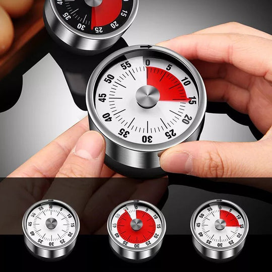 Kjøkken Timer Mekanisk Med Magnetisk Bakside 3