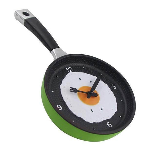 Kjøkken Veggklokke Stekepanne Design 0