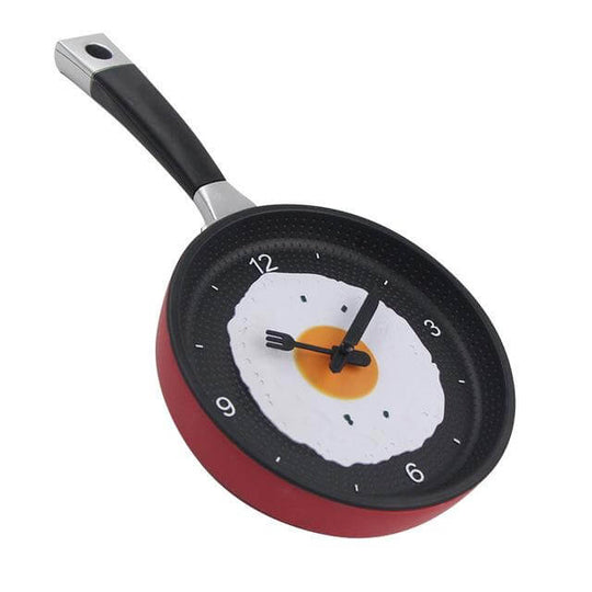 Kjøkken Veggklokke Stekepanne Design 3