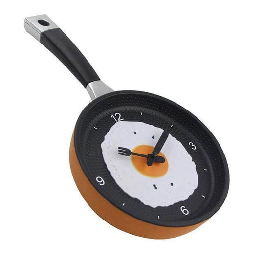 Kjøkken Veggklokke Stekepanne Design 5