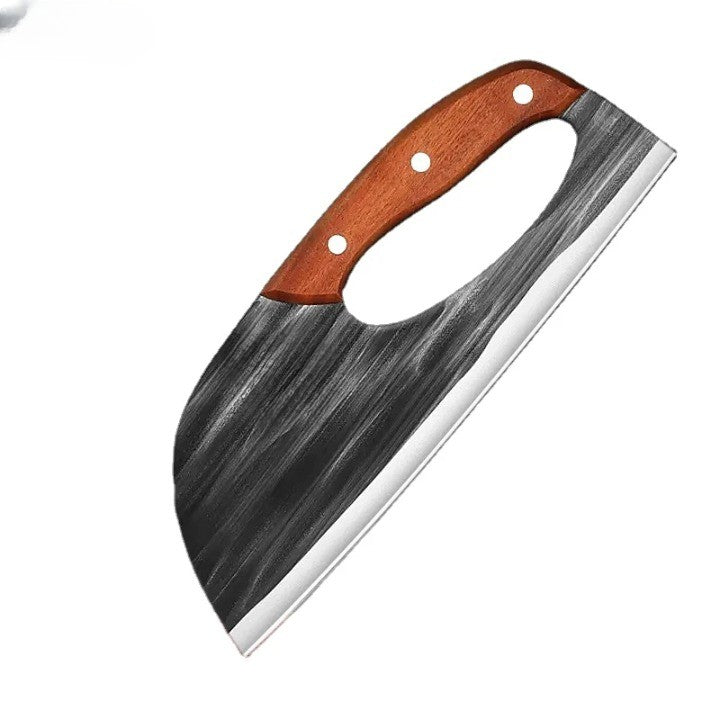 Kjøkkenkniv i rustfritt stål med ergonomisk trehåndtak 4