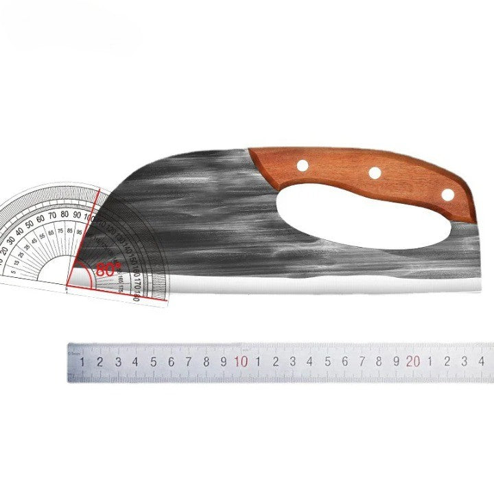 Kjøkkenkniv i rustfritt stål med ergonomisk trehåndtak 5