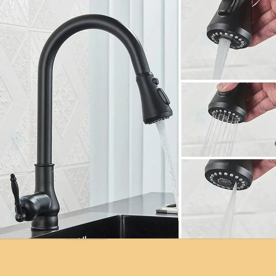 Kjøkkenkran Vintage Tap Svingbar Tut Retro Design 6