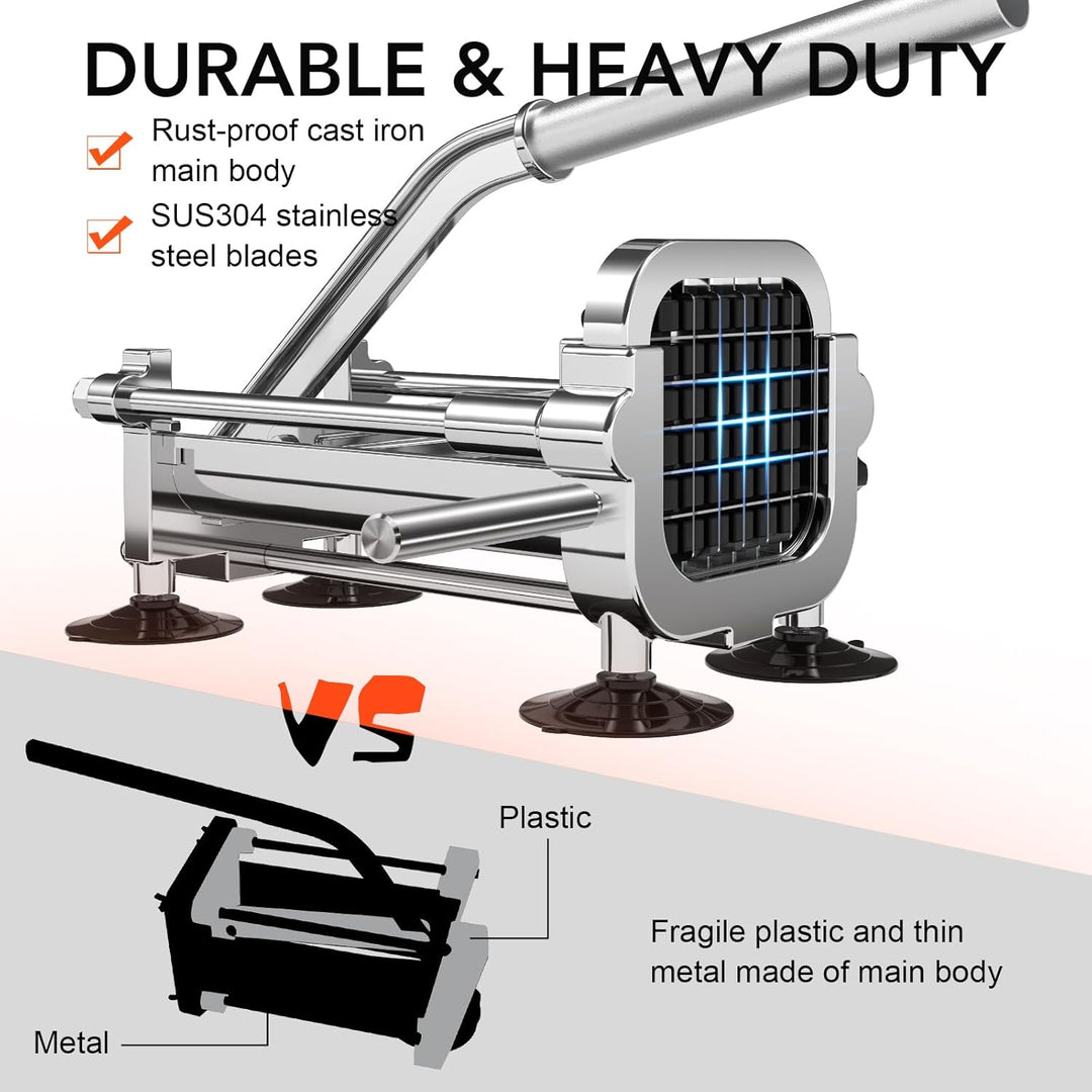 Kjøkkenredskap Friteskutter Allsidig Med Utskiftbare Kniver 1