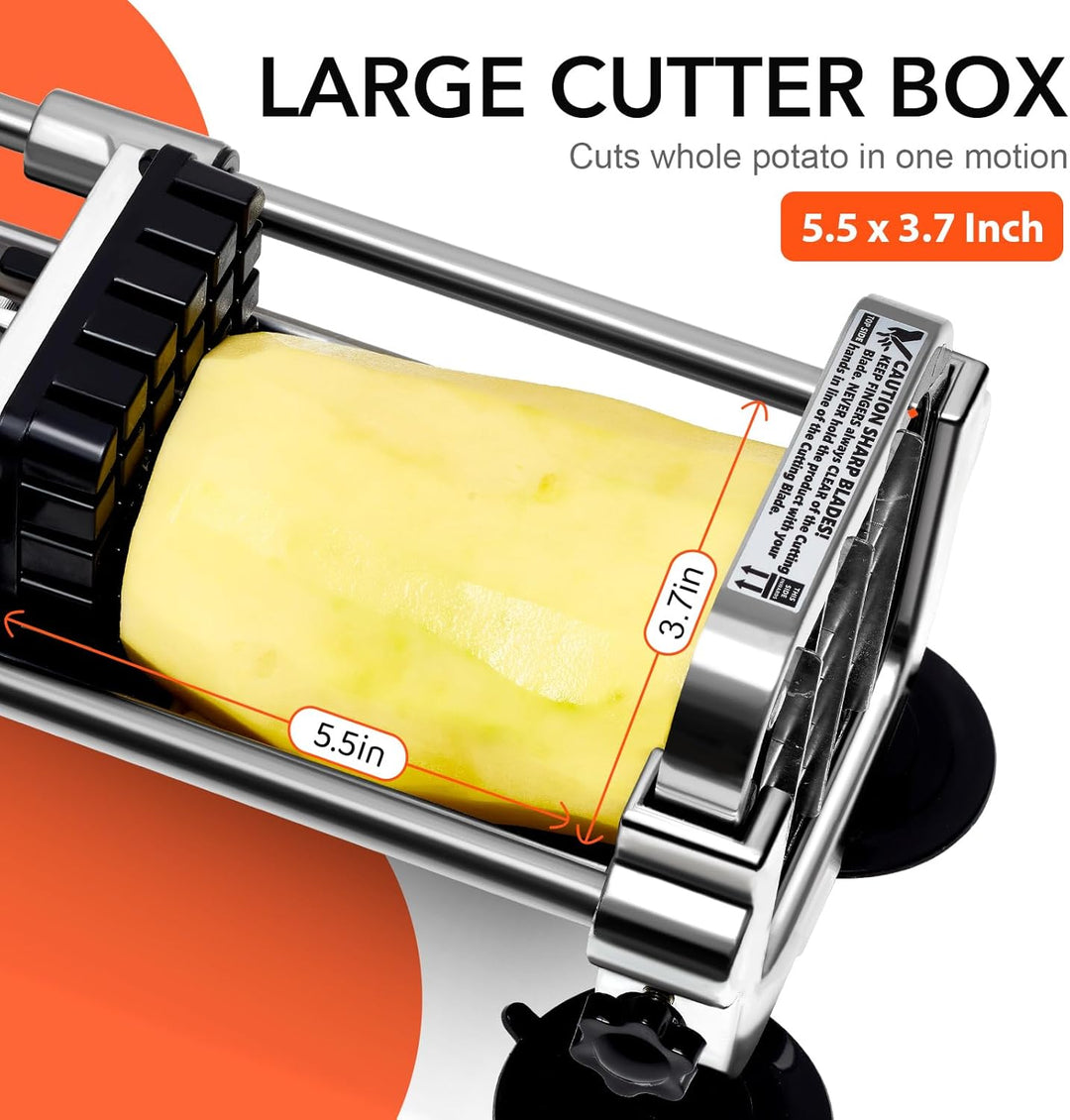 Kjøkkenredskap Friteskutter Allsidig Med Utskiftbare Kniver 2