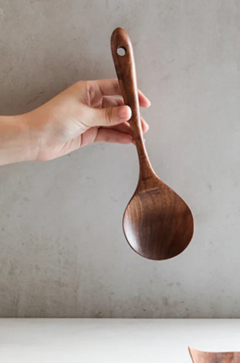 Kjøkkensett i Teaktre med Naturlig Design 7