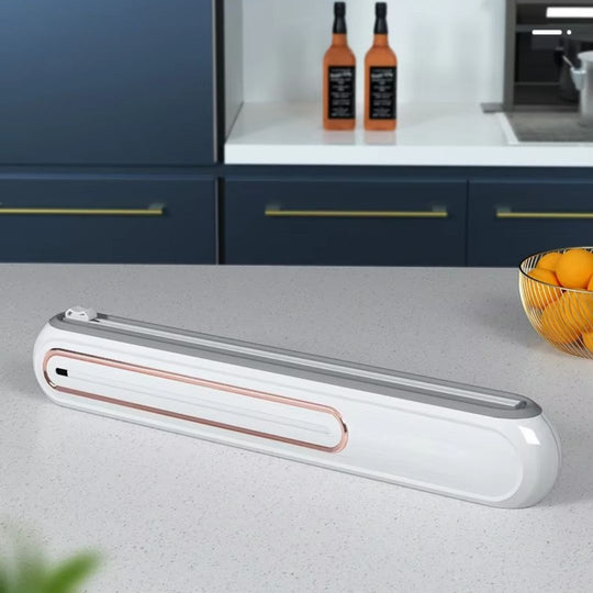 Kjøkkenutstyr Magnetisk Dispenser for Plastfolie Med Presisjonskutter 3