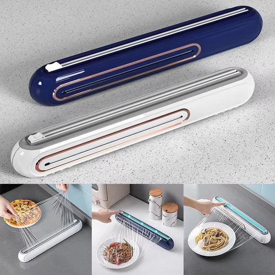 Kjøkkenutstyr Magnetisk Dispenser for Plastfolie Med Presisjonskutter 4