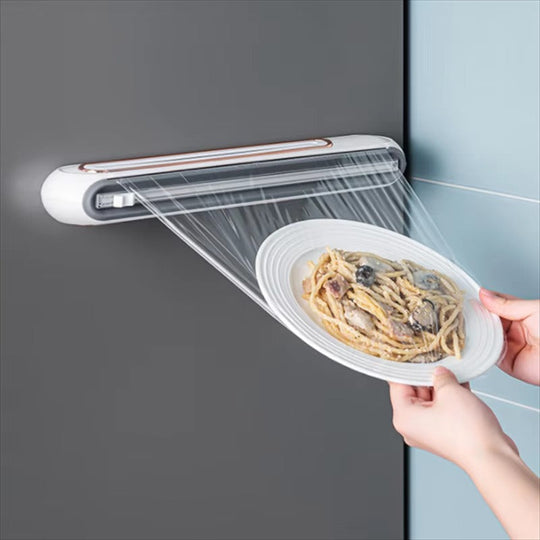 Kjøkkenutstyr Magnetisk Dispenser for Plastfolie Med Presisjonskutter 5