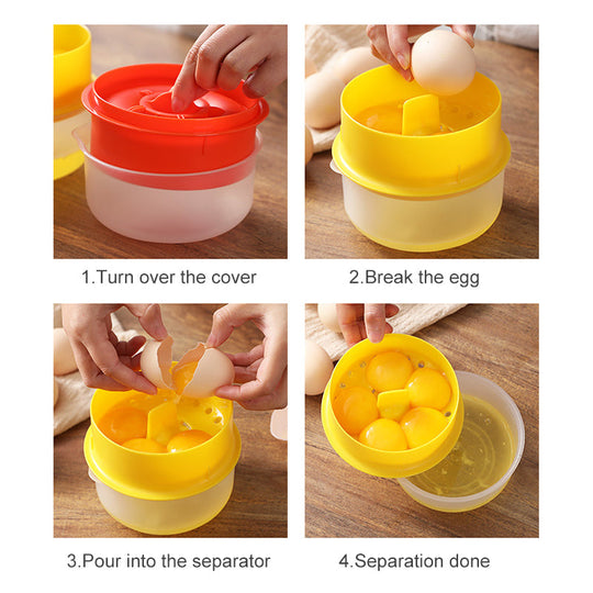 Kjøkkenverktøy for Eggeplomme- og Eggehvite Separator 3