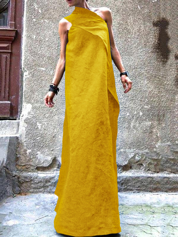 Kjole med Ermer Patchwork Design for Kvinner 8