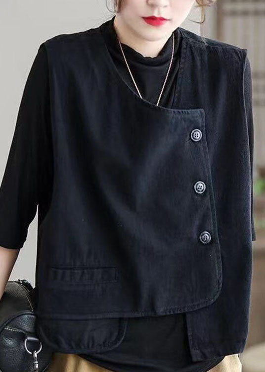 Klassisk Høstvest med Asymmetrisk Design for Damer 1