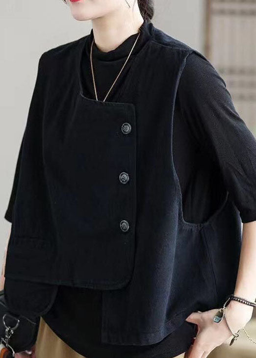 Klassisk Høstvest med Asymmetrisk Design for Damer 3