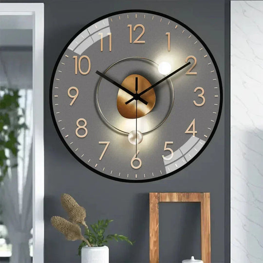 Klassisk Veggklokke Stille Design for Stue og Kontor 3