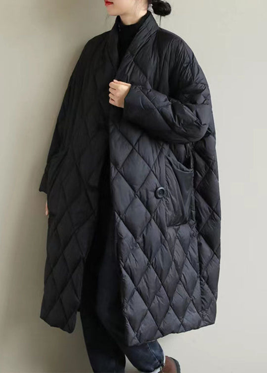 Klassisk Vinterjakke med Stativkrage og Store Lommer 1