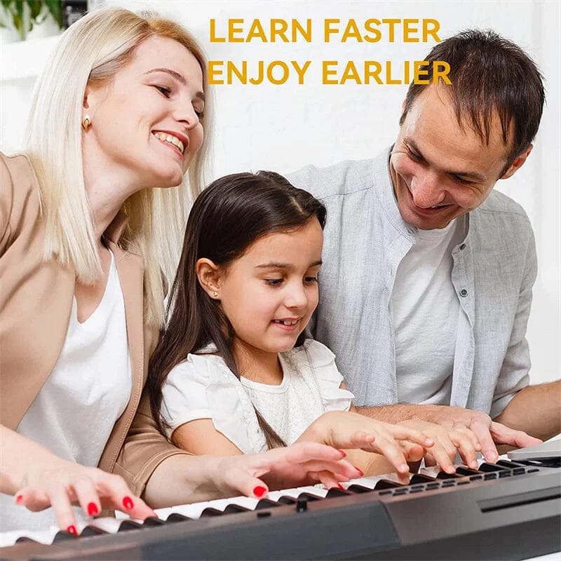 Klaviaturnoter for Piano Avtakbare Etiketter Fargerik Design 1