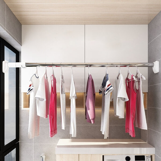 Klesstang for Organisering av Garderobe Plassbesparende Design 1
