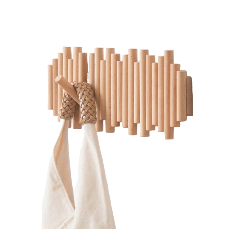 Klesstativ i Tre med Skandinavisk Design 0