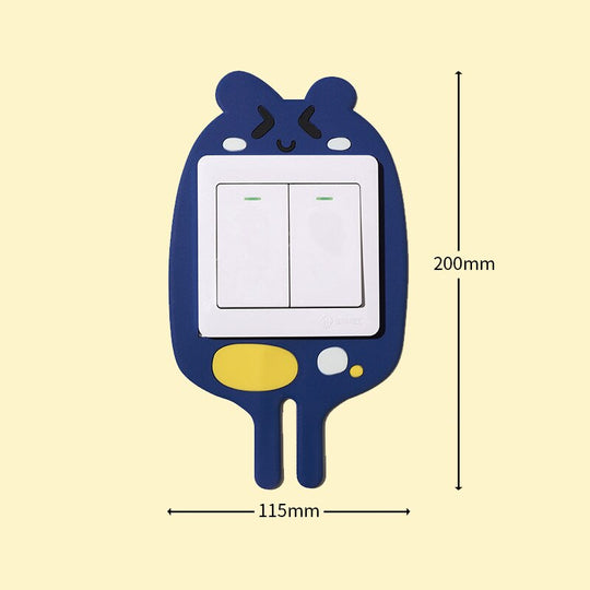 Klistremerke med 3D Lysende Tegneserie Design 0