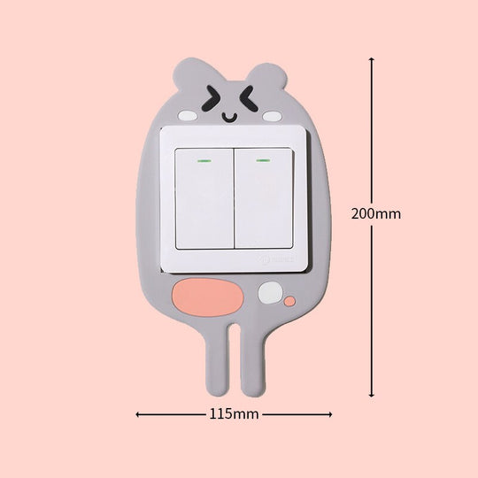 Klistremerke med 3D Lysende Tegneserie Design 7