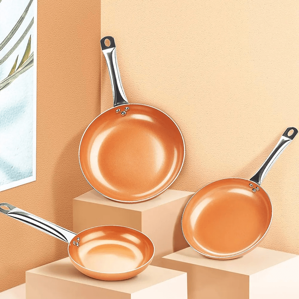 Kobberpanne Profesjonell med Non-Stick Belegg 1