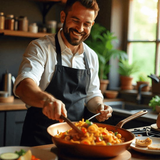 Kobberpanne Profesjonell med Non-Stick Belegg 3