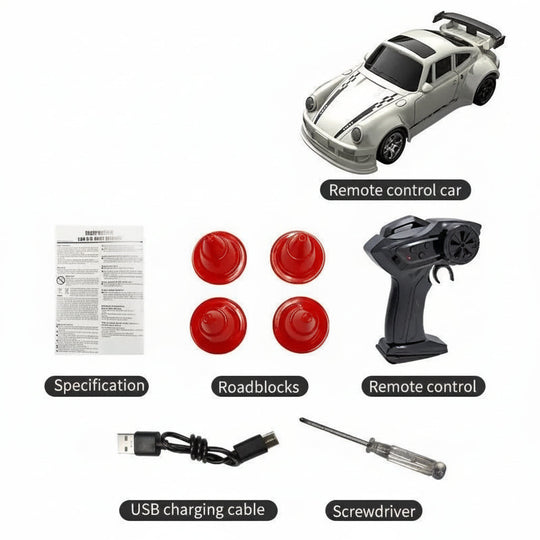 Kompakt 1:64 Fjernkontrollbil for Drift 13