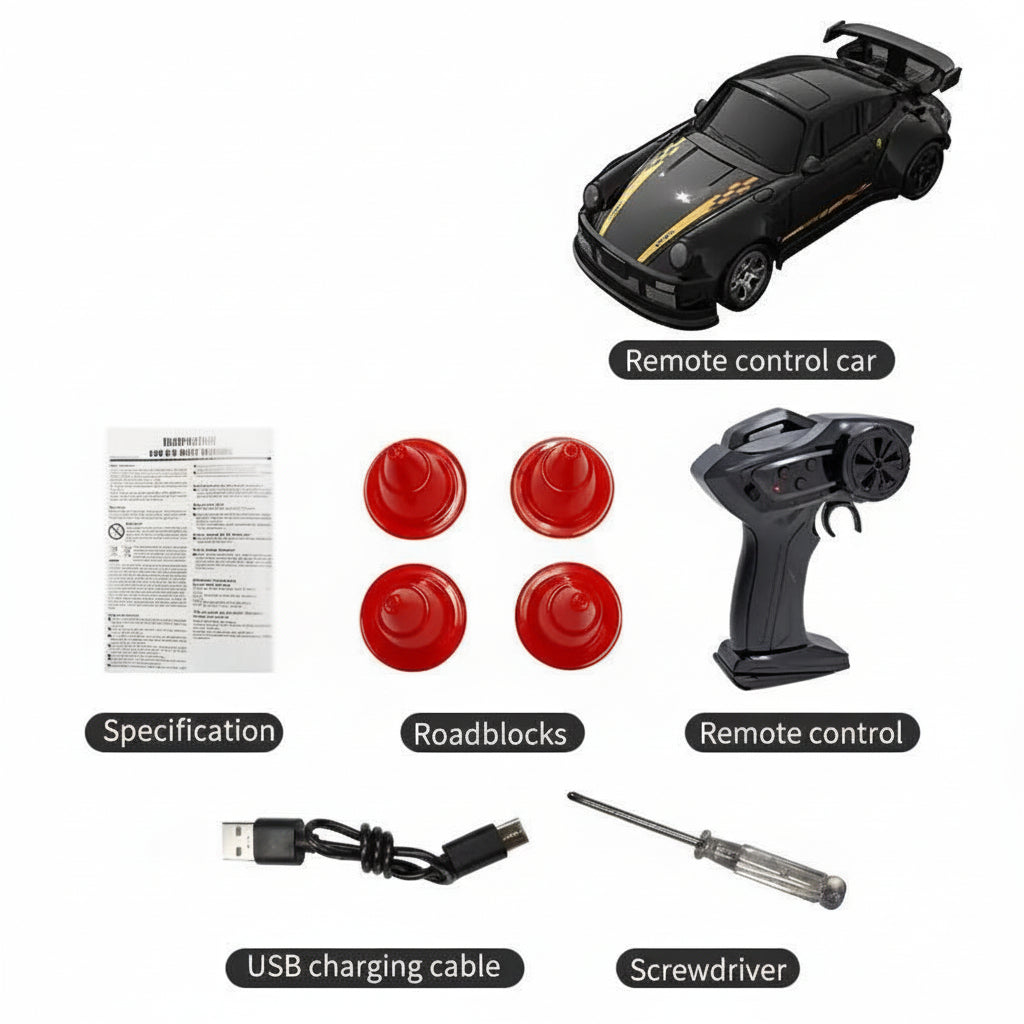 Kompakt 1:64 Fjernkontrollbil for Drift 7