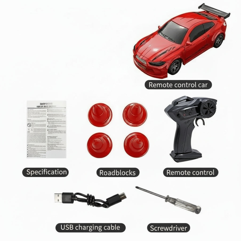 Kompakt 1:64 Fjernkontrollbil for Drift 9