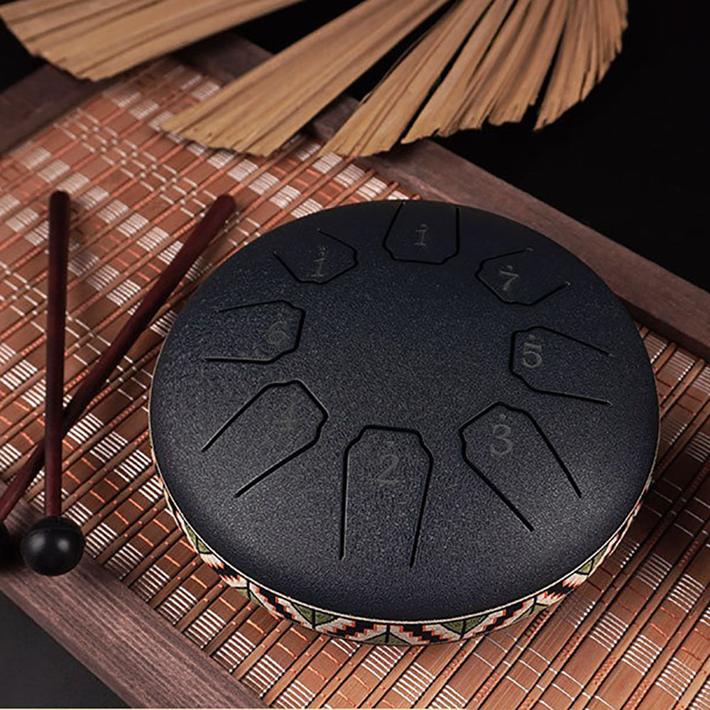 Kompakt 8-stemmers Tongue Drum for Meditasjon 12