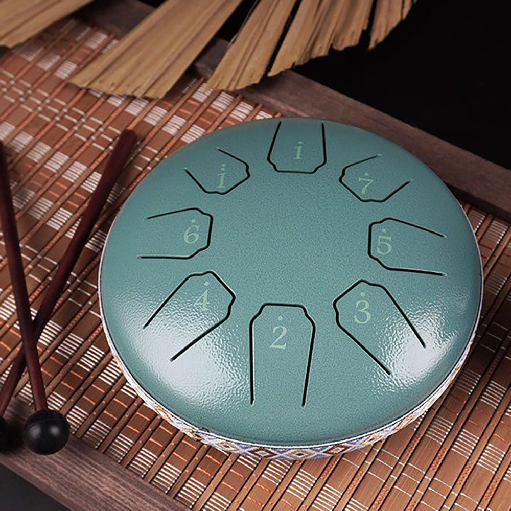 Kompakt 8-stemmers Tongue Drum for Meditasjon 14