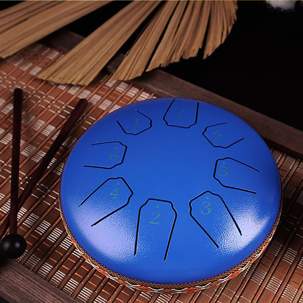 Kompakt 8-stemmers Tongue Drum for Meditasjon 15