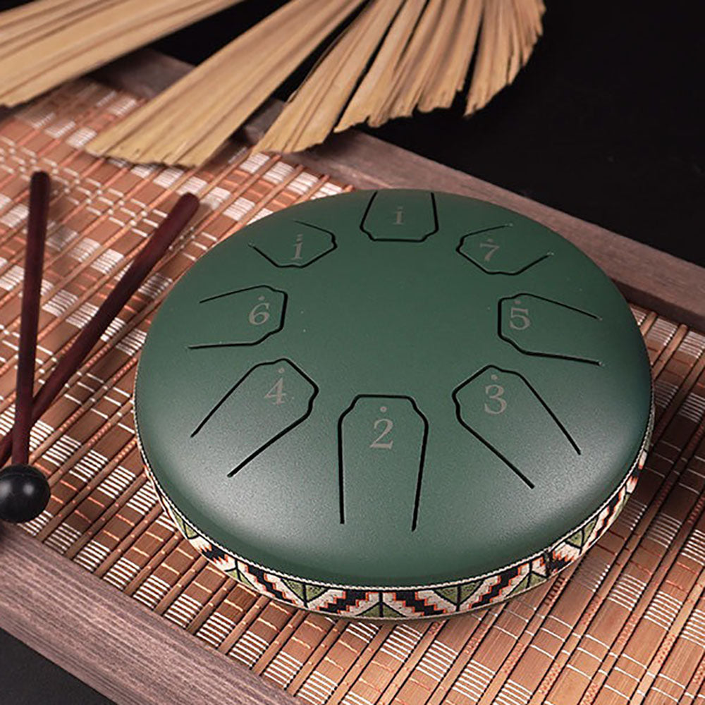 Kompakt 8-stemmers Tongue Drum for Meditasjon 4