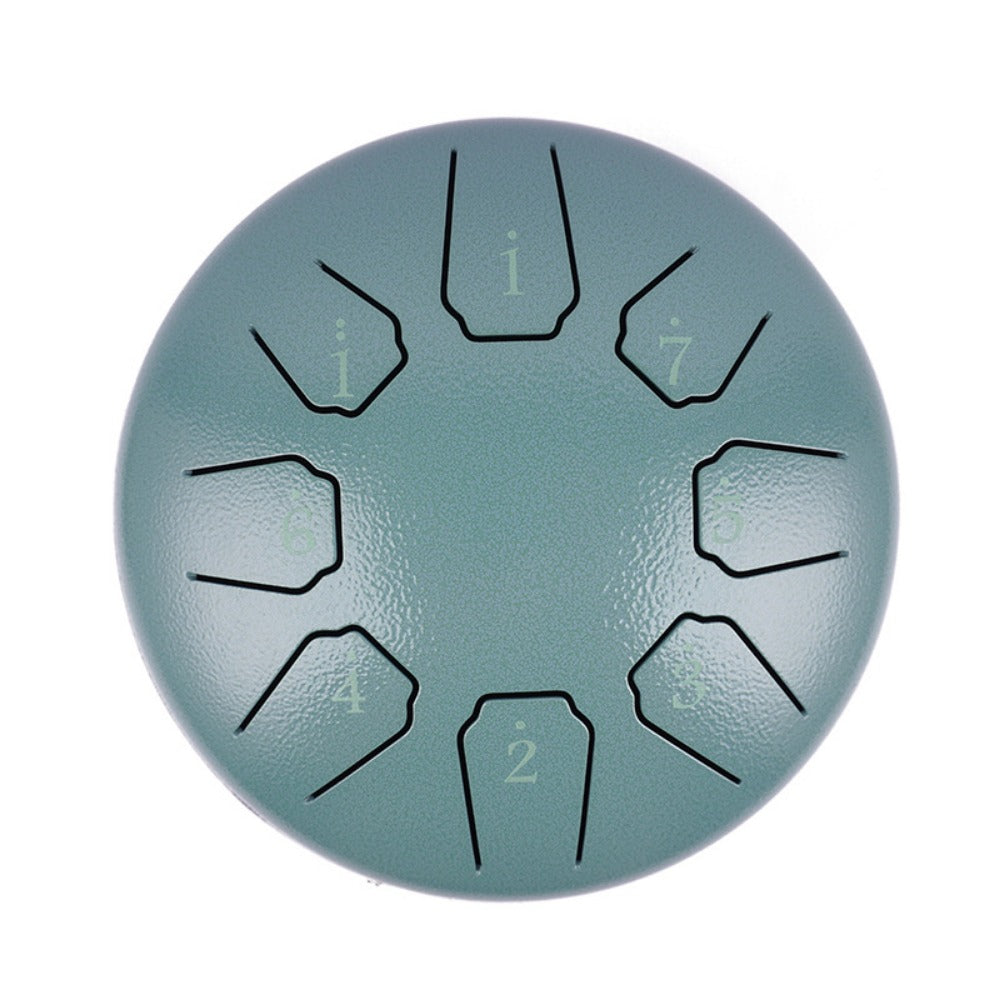 Kompakt 8-stemmers Tongue Drum for Meditasjon 8