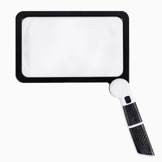 Kompakt Forstørrelsesglass med LED Belysning og Ergonomisk Design 0