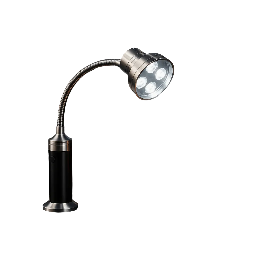 Kompakt Grilllys med Magnetisk Base 0
