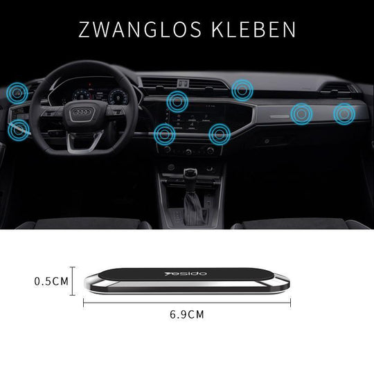 Kompakt Magnetisk Telefonholder Bil 360° Roterbar 4