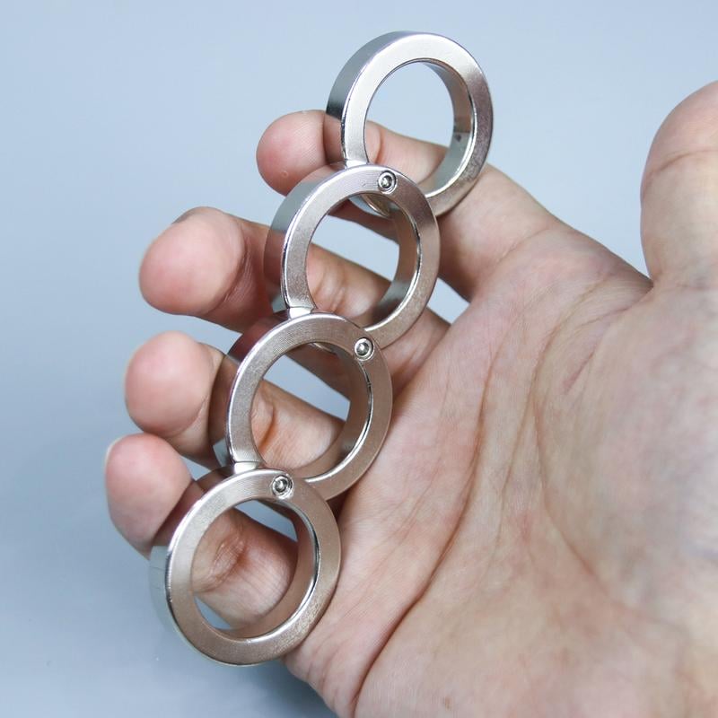 Kompakt Sammenleggbar Finger Ring for Avslapning 0