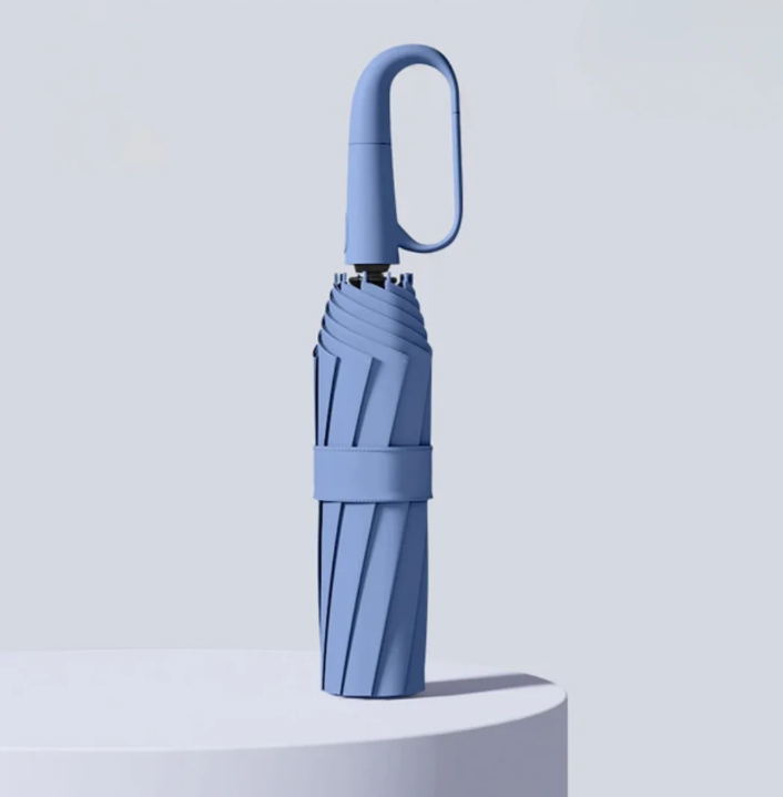 Kompakt Stormsikker Paraply med Reflekterende Kant 3