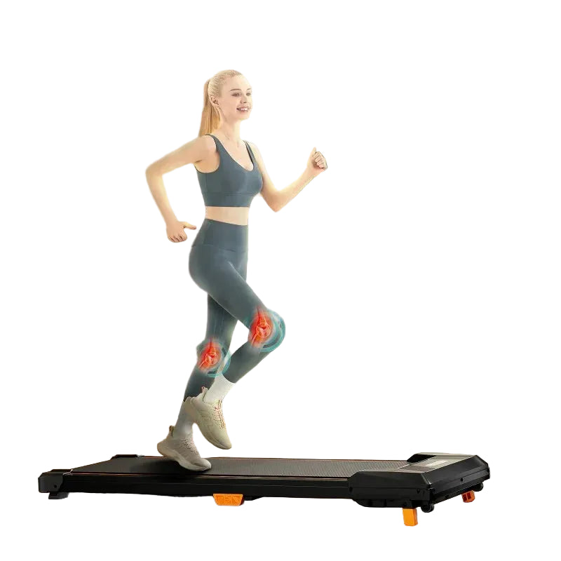 Kompakt Tredemølle for Hjemmet med Justerbar Skråning 0