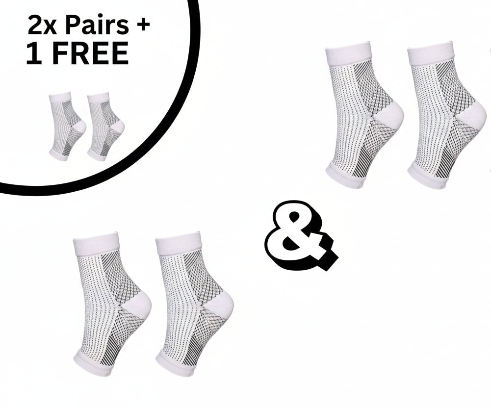 Kompresjonssokker for kvinner og menn 10