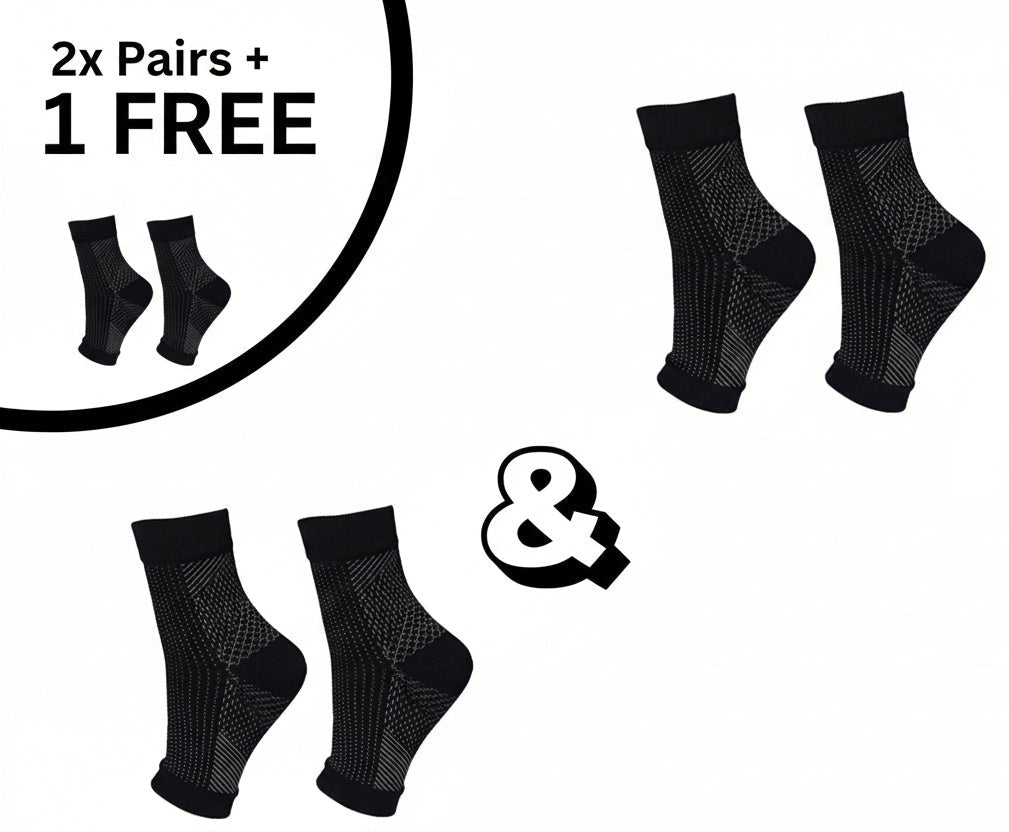 Kompresjonssokker for kvinner og menn 8