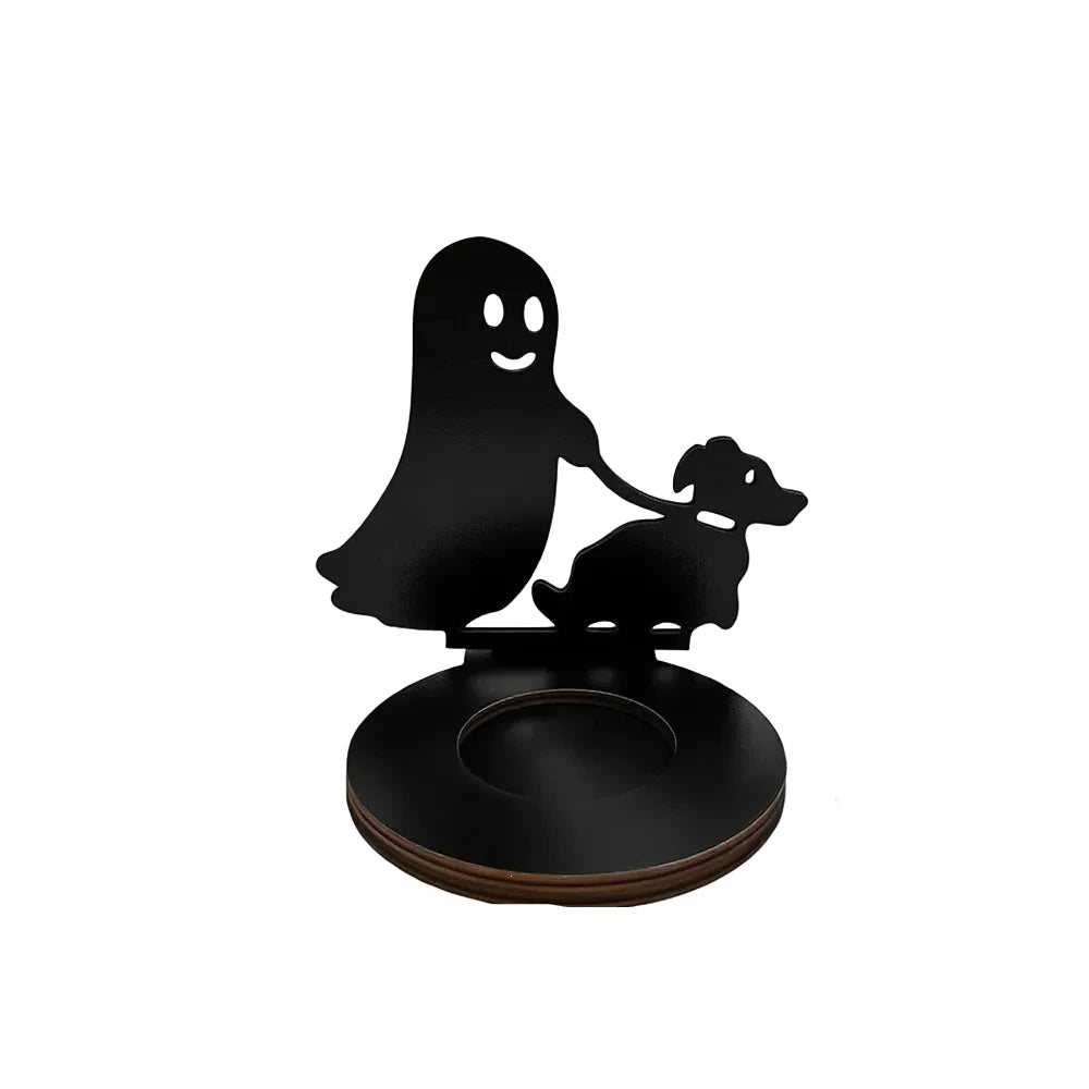Kreativ Kaffekoppholder med Spøkelse og Hund 0