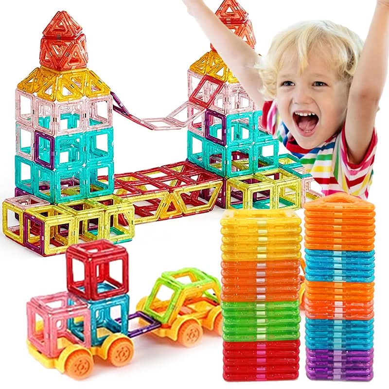 Kreativt Magnetisk Byggesett for Barn 5