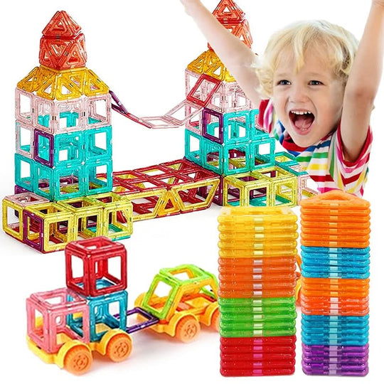 Kreativt Magnetisk Byggesett for Barn 5